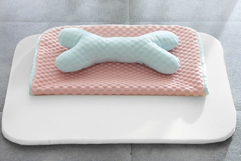 Dog Bed Breathable Cooling Spring Summer Pet Sleeping Mat for Small Medium Dogs Cats Soft Non-Slip Dog Kennel Pet Supplies Pet Products