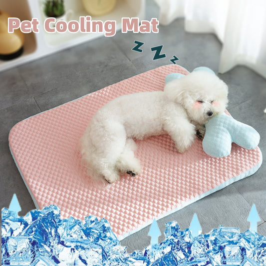 Dog Bed Breathable Cooling Spring Summer Pet Sleeping Mat for Small Medium Dogs Cats Soft Non-Slip Dog Kennel Pet Supplies Pet Products