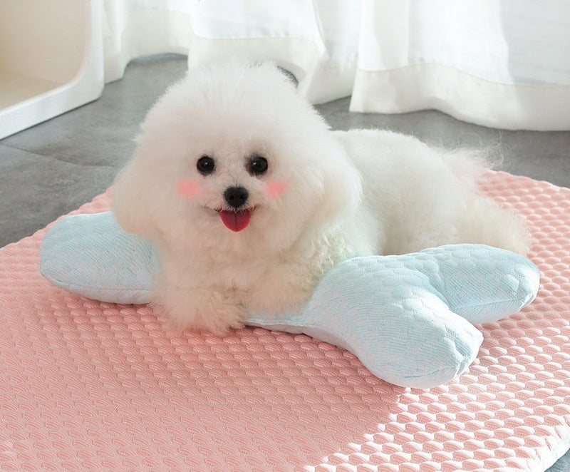 Dog Bed Breathable Cooling Spring Summer Pet Sleeping Mat for Small Medium Dogs Cats Soft Non-Slip Dog Kennel Pet Supplies Pet Products